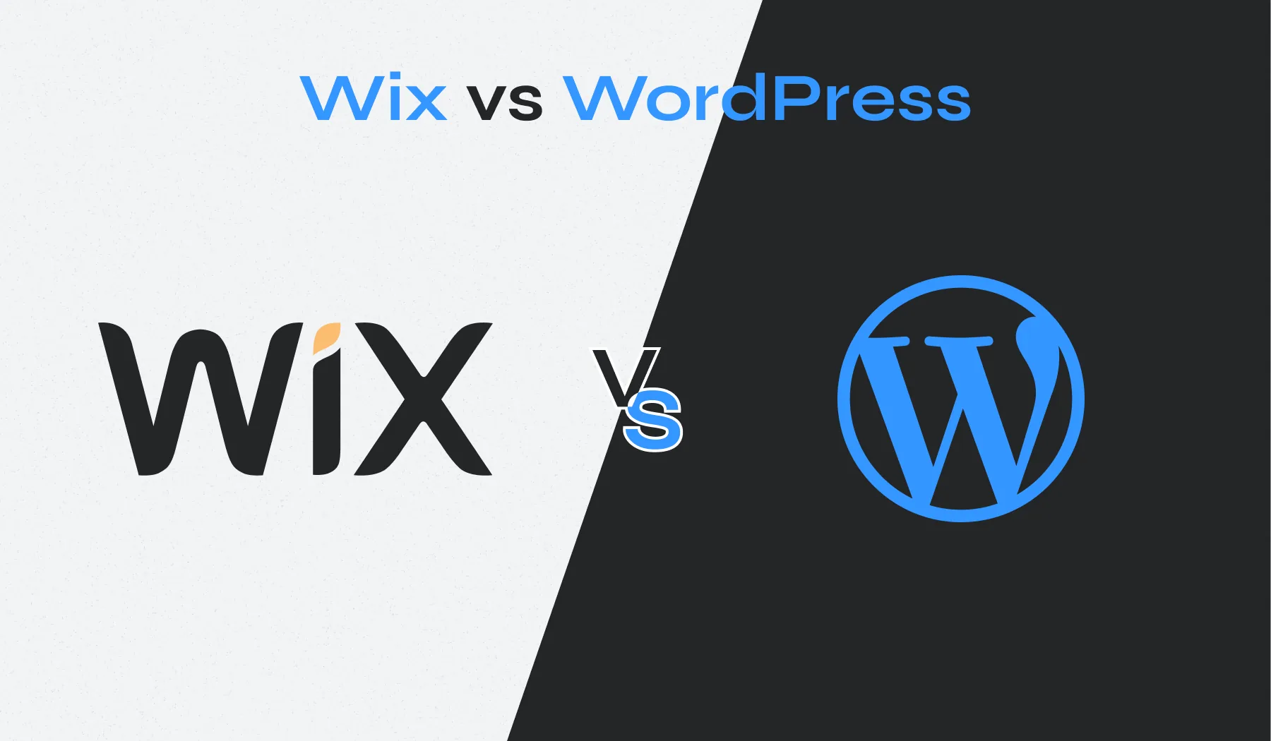 Wix vs WordPress.com website builder comparison